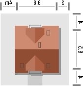 Usytuowanie budynku KOLIA w wersji lustrzanej