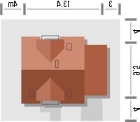 Usytuowanie budynku KOLIA w wersji lustrzanej