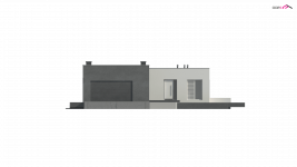 Elewacja projektu Zx188 - 1 - wersja lustrzana