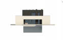 Projekt domu piętrowego Zx143 - elewacja 3