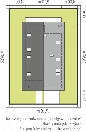 Usytuowanie budynku Riko II G1 w wersji lustrzanej