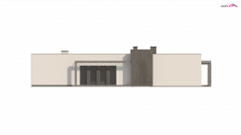 Elewacja projektu Zx99 - 2 - wersja lustrzana