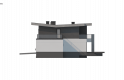 Projekt domu piętrowego Zx139 - elewacja 3