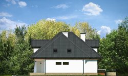 Elewacja projektu Agnieszka 3B - 3 - wersja lustrzana
