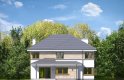 Projekt domu piętrowego Riwiera 5  - elewacja 2