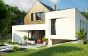 Projekt domu jednorodzinnego Zx145 - wizualizacja 2