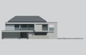 Projekt domu szkieletowego LK&1258 - elewacja 4