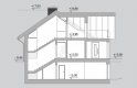 Projekt domu wielorodzinnego LK&1271 - przekrój 1