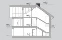 Projekt domu wielorodzinnego LK&1271 - przekrój 1