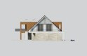 Projekt domu z poddaszem LK&1284 - elewacja 3