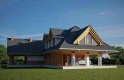Projekt domu z poddaszem LK&1290 - wizualizacja 3
