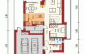 Projekt domu jednorodzinnego Riko III G2 - rzut parteru