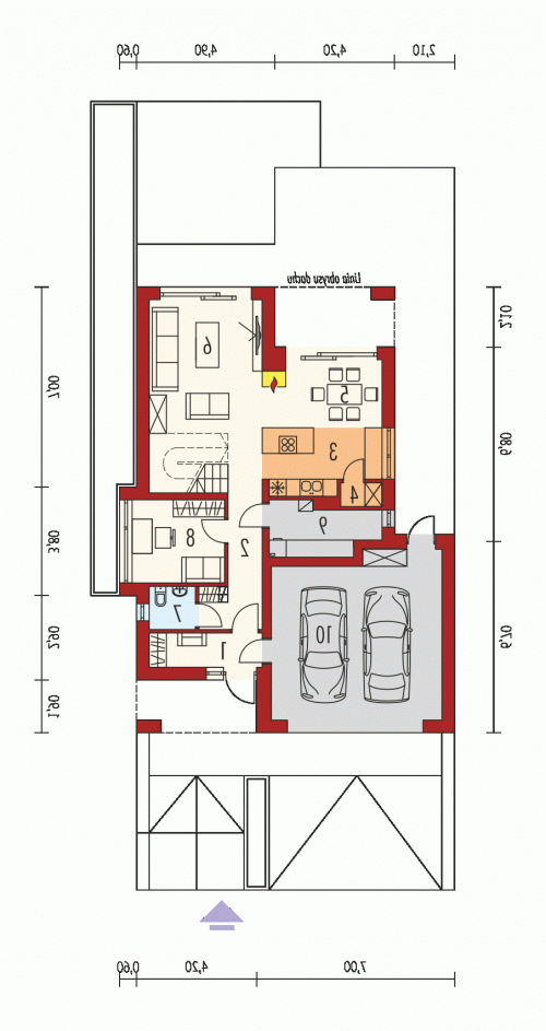 RZUT PARTERU Riko III G2 - wersja lustrzana