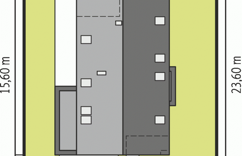 Projekt domu jednorodzinnego Riko III G2 - Usytuowanie