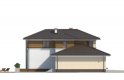 Projekt domu jednorodzinnego Cyprys 8 - elewacja 2