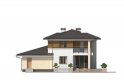 Projekt domu jednorodzinnego Cyprys 8 - elewacja 3