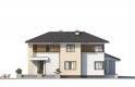 Projekt domu jednorodzinnego Cyprys 8 - elewacja 4
