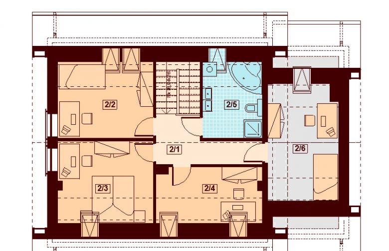 Projekt domu jednorodzinnego Kendra XS BIS - 