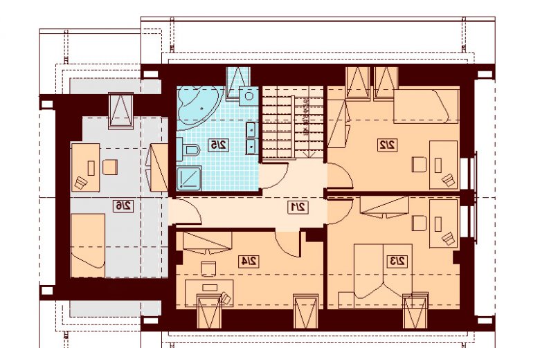 Projekt domu jednorodzinnego Kendra XS BIS - 