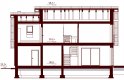 Projekt domu jednorodzinnego Kendra XS BIS - przekrój 2