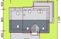 Projekt domu jednorodzinnego Kendra XS 2M - usytuowanie - wersja lustrzana