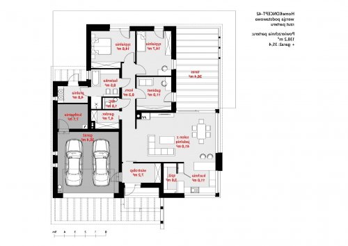 PARTER Homekoncept 42 - wersja lustrzana