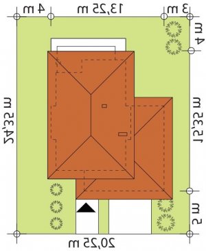 Usytuowanie budynku Karat 2 w wersji lustrzanej