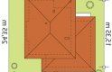Projekt domu jednorodzinnego Korso 2 - usytuowanie - wersja lustrzana