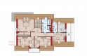 Projekt domu jednorodzinnego Katrina G2 - poddasze