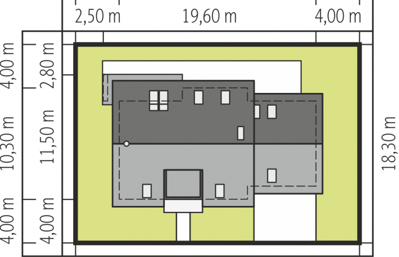 Projekt domu jednorodzinnego Katrina G2 - Usytuowanie