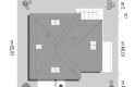 Projekt domu jednorodzinnego Odwrócony (691) - usytuowanie - wersja lustrzana