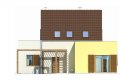 Projekt domu jednorodzinnego EKOOSTOJA - elewacja 1