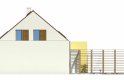 Projekt domu jednorodzinnego EKOOSTOJA - elewacja 4