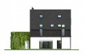 Projekt domu jednorodzinnego ELEGANCKI - elewacja 3