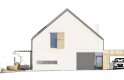 Projekt domu jednorodzinnego EX HOUSE - elewacja 1