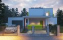 Projekt domu jednorodzinnego MODERN - wizualizacja 2