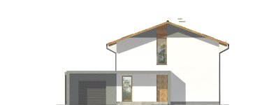 Elewacja projektu PROSTY - 1 - wersja lustrzana