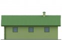 Projekt domu energooszczędnego G28 - Budynek garażowo - gospodarczy - elewacja 4