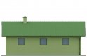 Projekt domu energooszczędnego G28 - Budynek garażowo - gospodarczy - elewacja 4