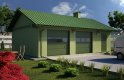 Projekt domu energooszczędnego G28 - Budynek garażowo - gospodarczy - wizualizacja 0