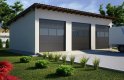 Projekt domu energooszczędnego G35 - Budynek garażowy - wizualizacja 0