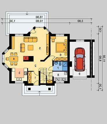 PARTER LK&543 - wersja lustrzana