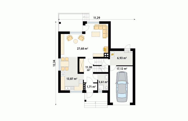 Projekt domu wielorodzinnego Sopran 5 - 