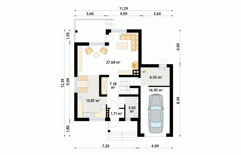 Projekt domu wielorodzinnego Sopran 2 - 