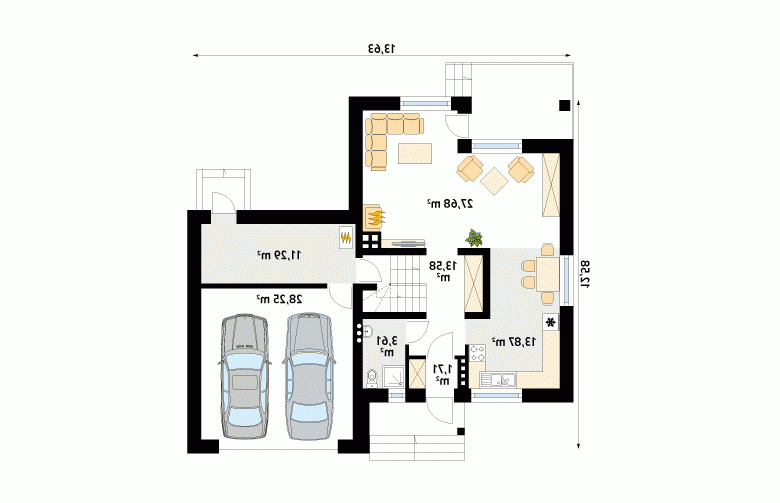 Projekt domu wielorodzinnego Sopran 3 - 