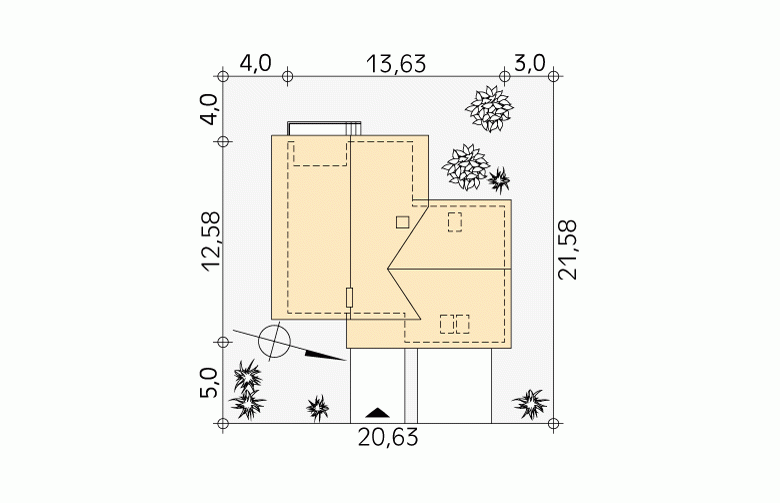 Projekt domu wielorodzinnego Sopran 3 - Usytuowanie