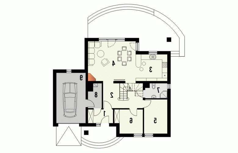 Projekt domu jednorodzinnego LAGUNA - 