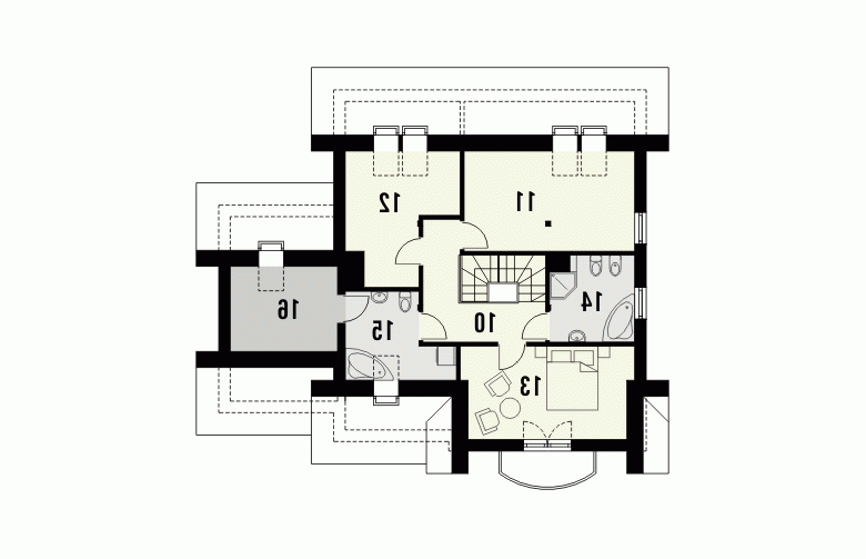 Projekt domu jednorodzinnego LAGUNA - 