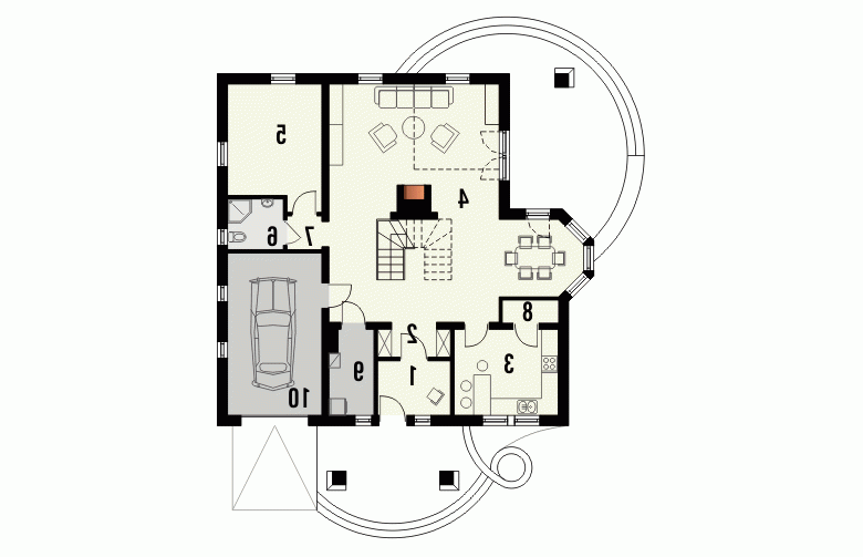 Projekt domu wolnostojącego CASABLANCA - 