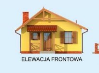 Elewacja projektu MANOA dom letniskowy - 1